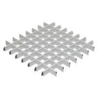 Грильято ячейка 75x75, высота 30 мм, ширина 5 мм, белый матовый