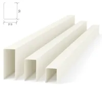 Рейка кубообразная Албес A40/50S белый матовый