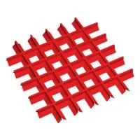 Грильято Пирамидальный ячейка 100х100мм, окраска по RAL, высота 35 мм, ширина 10 мм