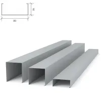 Рейка кубообразная Албес A80/35S металлик