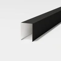 Рейка кубообразная ALDOX 50х70(h), оц. сталь 0.4, L=3000 мм, черный