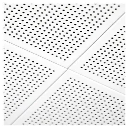 Кассетный потолок Алебс AP600*1200AC/90° белый матовый (алюм.0,58) перфорация F d=0,75 с акуст.