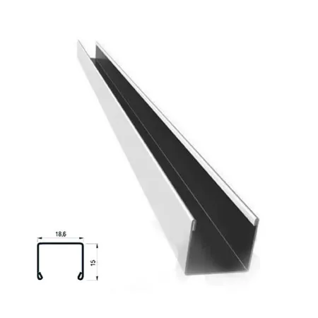 Угол пристенный РПП RPP-18 18.6х15х3000мм, черный