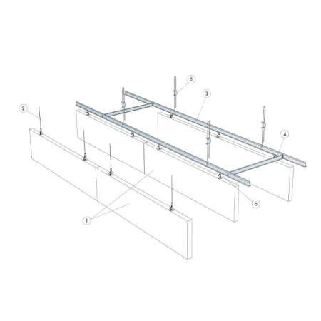 Экофон Баффл 1200x600мм, белый