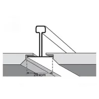 Кассетный потолок Албес AP600A6/45°/Т-24 Tegular 24 белый матовый перфорация F d=1,5 Эконом