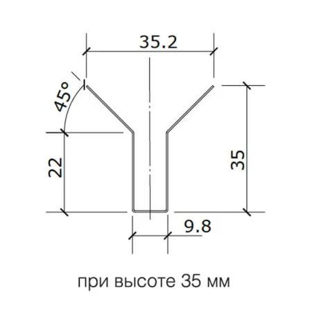 Грильято Пирамидальный ячейка 150х150мм, белый матовый, высота 35 мм, ширина 10 мм