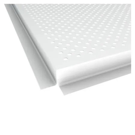 Кассетный потолок Албес AP600A6/45°/Т-24 Tegular 24 белый матовый перфорация F d=3,0 Эконом
