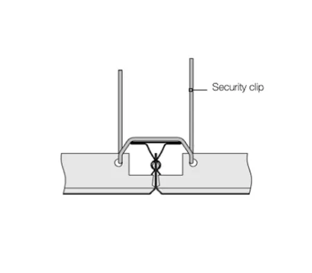 Подвесной потолок Армстронг V-Clip Bioguard Plain белый 1200x300х40мм (кромка без фаски)