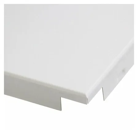 Кассетный потолок Алебс AP600АС/45° белый матовый оцинковка Medical Ingermax