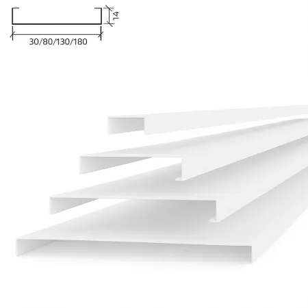 Реечный потолок Албес A130SV белый матовый