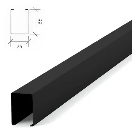 Рейка кубообразная Албес A25/35/S черный