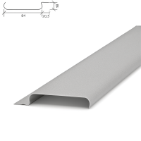 Потолочная рейка Албес A84AC металлик матовый