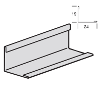Пристенный молдинг ARMSTRONG Retail Zn 3000х19x24 мм, белый