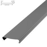 Реечный потолок OMEGA A100AT металлик матовый