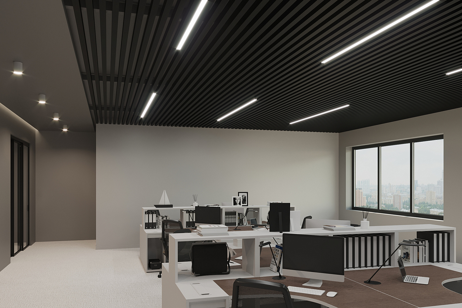 Рейка кубообразная ALDOX 30х38(h), оц. сталь 0.4, L=3000 мм, белый