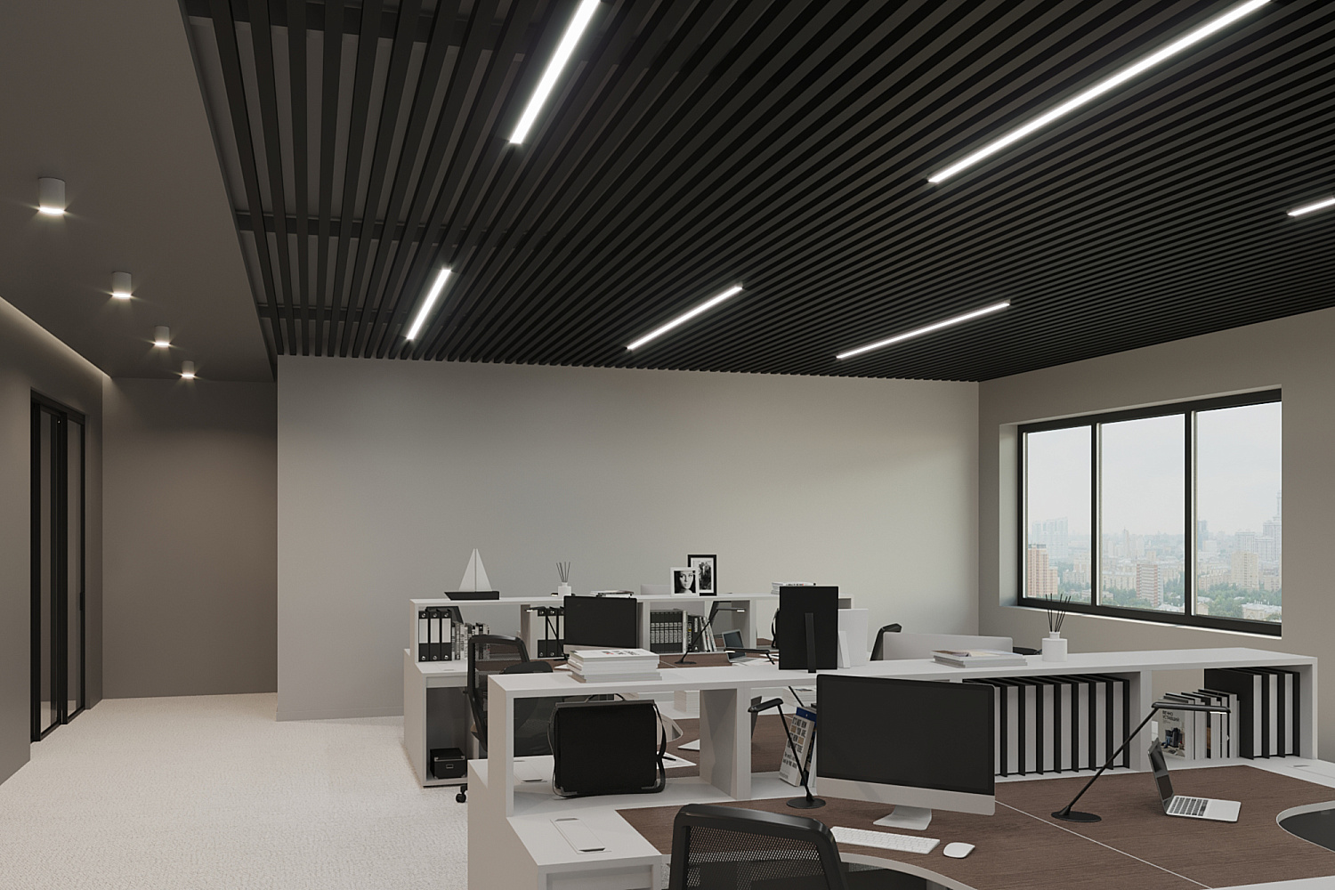 Рейка кубообразная ALDOX 30х38(h), оц. сталь 0.4, L=3000 мм, белый