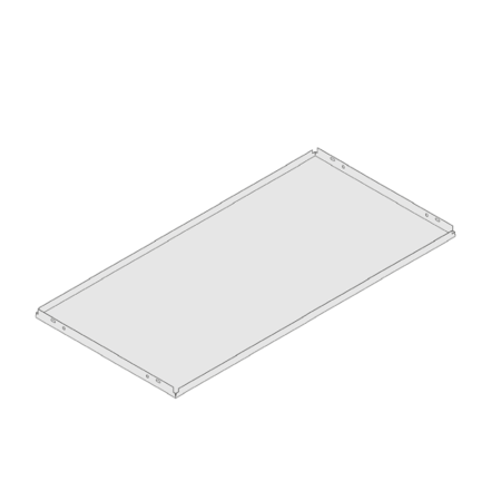 Подвесной потолок Армстронг V-Clip Plain белый 1200x300х40мм (кромка без фаски)