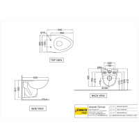 Унитаз подвесной Essco Elements ECS-WHT-951SPP Белый