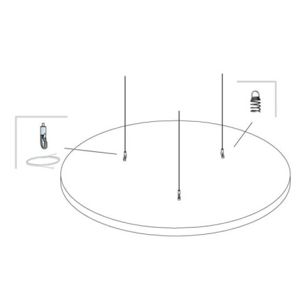 Экофон Соло PE Круг Ø1200мм, Белый